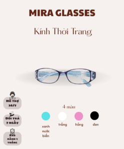 Gọng kính cận thời trang MIRA GLASSES nhiều màu sắc