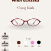 Gọng kính cận thời trang MIRA GLASSES nhiều màu sắc