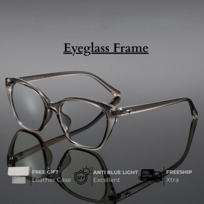 Kính thời trang cao cấp với thiết kế gọng nhựa acetate bền bỉ và tròng kính chống tia UV400 bảo vệ mắt tối ưu.